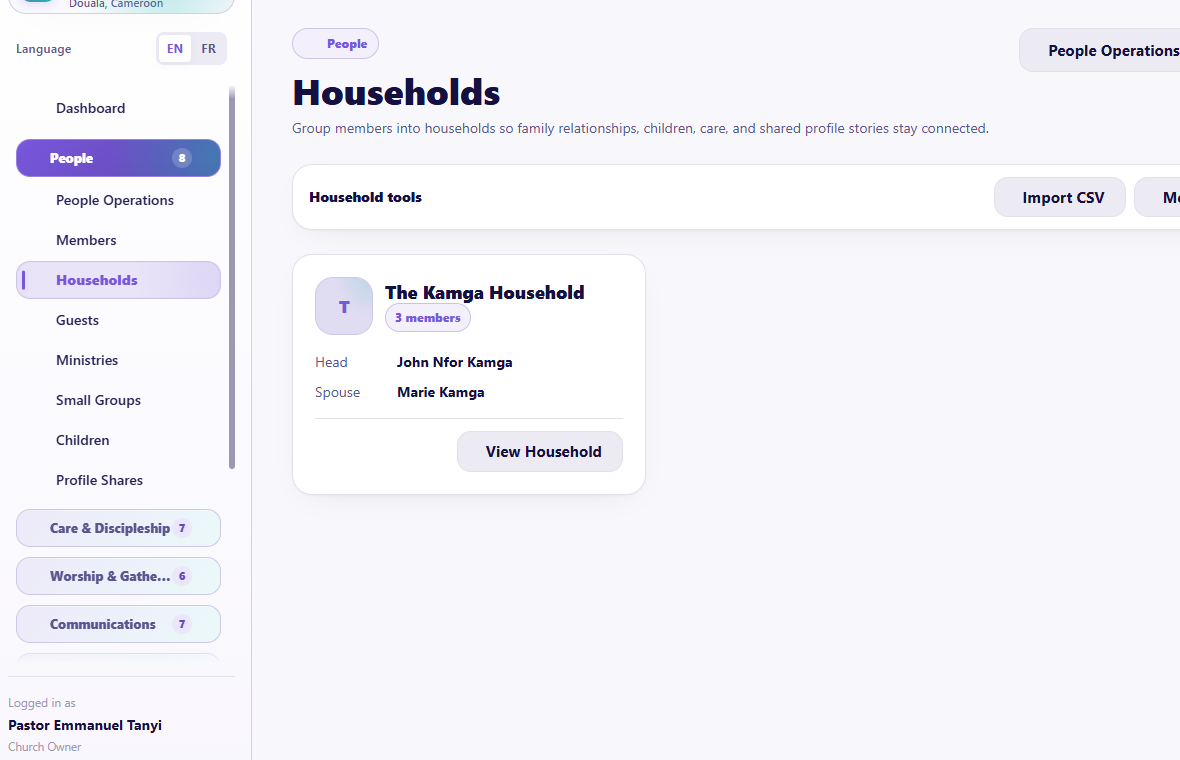 Households overview