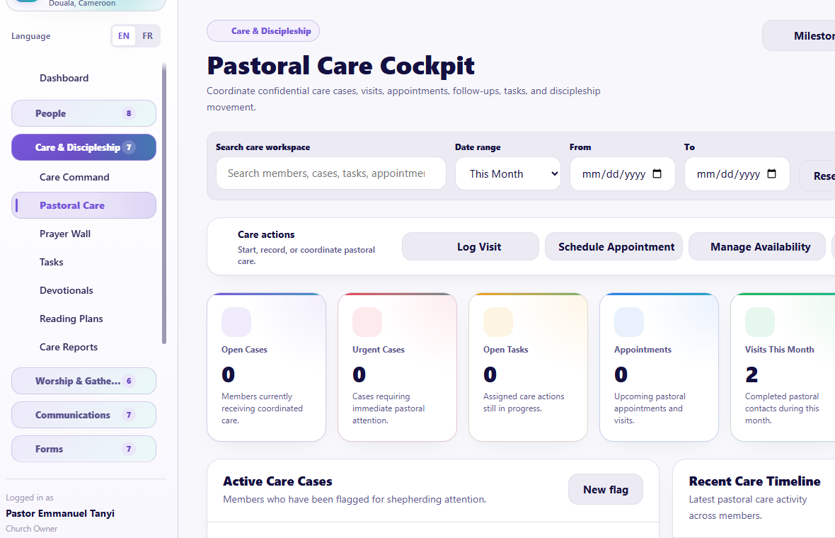Pastoral Care overview