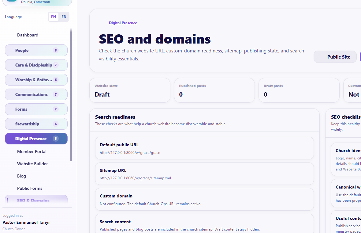 SEO and Domains overview